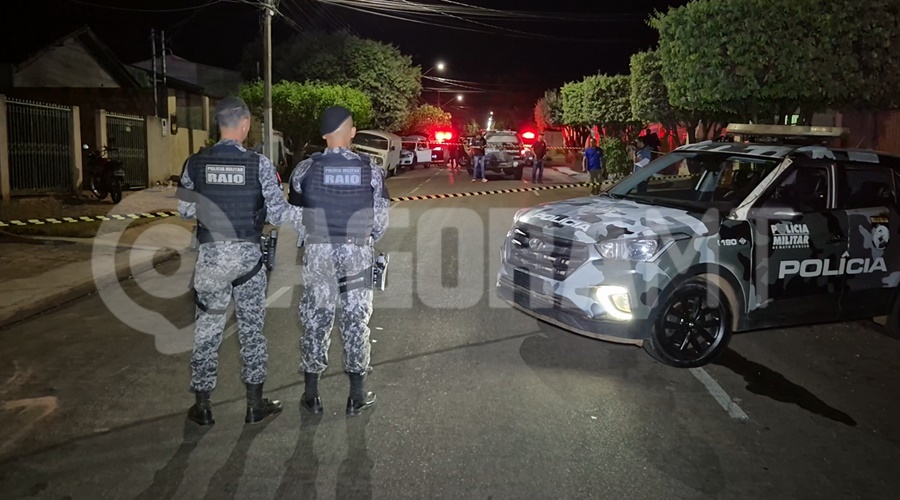 Imagem: sjkfnv Suspeito com mandado morre em confronto com o RAIO após apontar arma para policiais em Rondonópolis