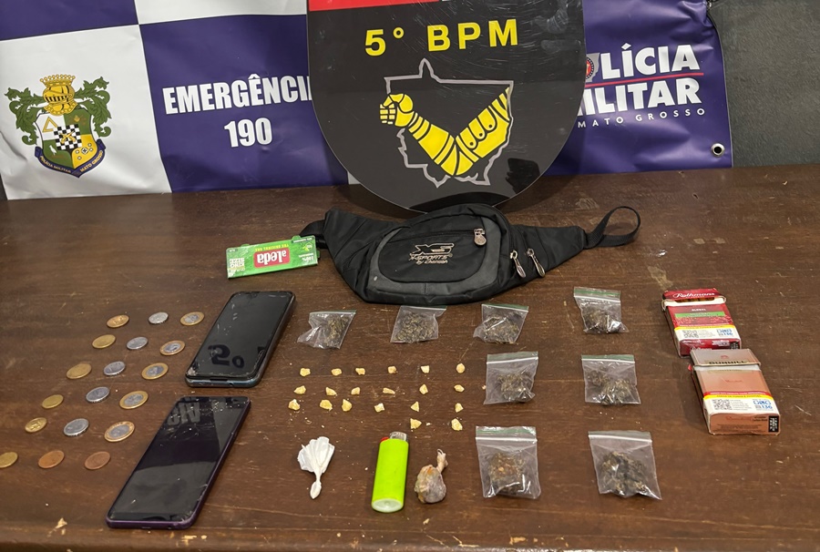 Imagem: Acao Grupo de Apoio Grupo de Apoio da PM apreende dois adolescentes com drogas em Rondonópolis Imagem: Acao Grupo de Apoio Grupo de Apoio da PM apreende dois adolescentes com drogas em Rondonópolis