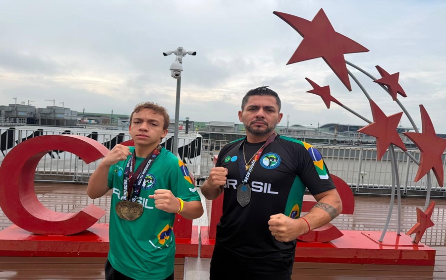 Imagem: Atleta de Cuiaba Atleta cuiabano conquista duas medalhas de ouro no Pan-Americano de Kickboxing no Chile Imagem: Atleta de Cuiaba Atleta cuiabano conquista duas medalhas de ouro no Pan-Americano de Kickboxing no Chile
