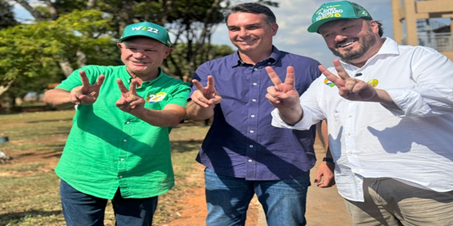 Imagem: Candidato a Presidencia da Republica cumpe agenda em MT 1 Flávio Bolsonaro se encontra com Wellington e reforça união do PL em Mato Grosso Imagem: Candidato a Presidencia da Republica cumpe agenda em MT 1 Flávio Bolsonaro se encontra com Wellington e reforça união do PL em Mato Grosso