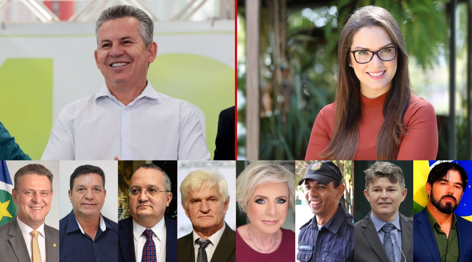Imagem: ENQUADRAMENTO SITE 8 Mauro Mendes e Janaina Riva aparecem empatados na disputa ao Senado por MT; conheça os outros candidatos Imagem: ENQUADRAMENTO SITE 8 Mauro Mendes e Janaina Riva aparecem empatados na disputa ao Senado por MT; conheça os outros candidatos