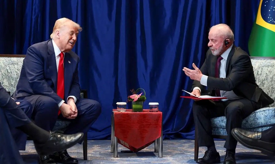 Imagem: Lula e Trump Lula diz para Trump que alegações para tarifaço são infundadas Imagem: Lula e Trump Lula diz para Trump que alegações para tarifaço são infundadas