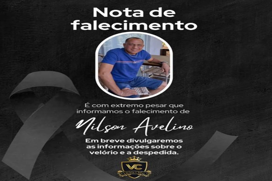 Imagem: Nota de Falecimento Nilson Avelino, conhecido radialista de Rondonópolis, morre após complicações de saúde Imagem: Nota de Falecimento Nilson Avelino, conhecido radialista de Rondonópolis, morre após complicações de saúde