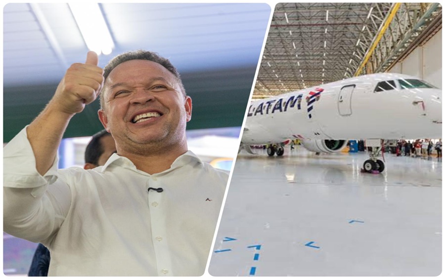 Imagem: Prefeito Claudio Ferreira Prefeito Cláudio Ferreira destaca investimentos na aviação com chegada da Latam Imagem: Prefeito Claudio Ferreira Prefeito Cláudio Ferreira destaca investimentos na aviação com chegada da Latam