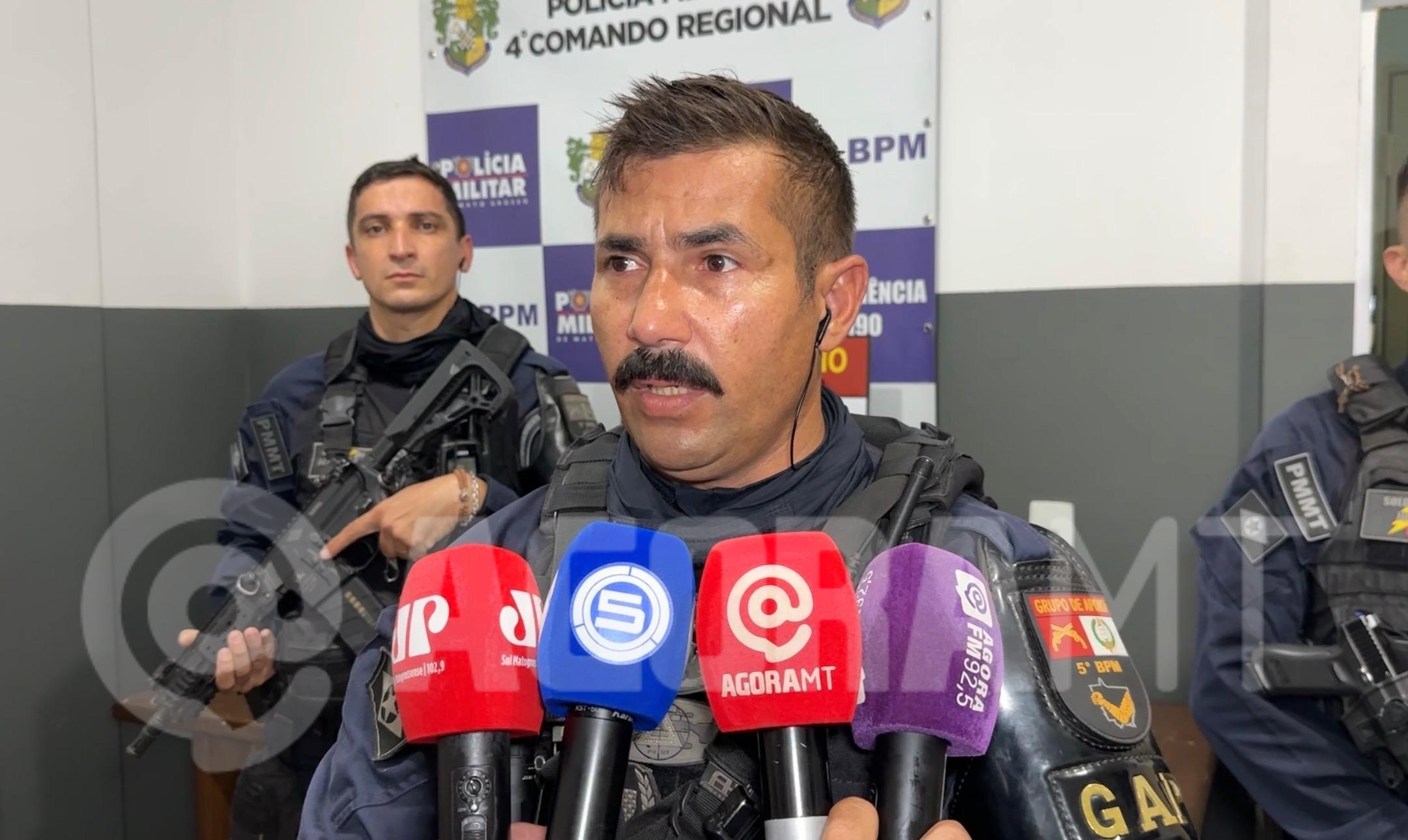 Imagem: Sargento Jovino da PM 2 Ação do Grupo de Apoio da PM prende dois homens em diferentes regiões de Rondonópolis Imagem: Sargento Jovino da PM 2 Ação do Grupo de Apoio da PM prende dois homens em diferentes regiões de Rondonópolis