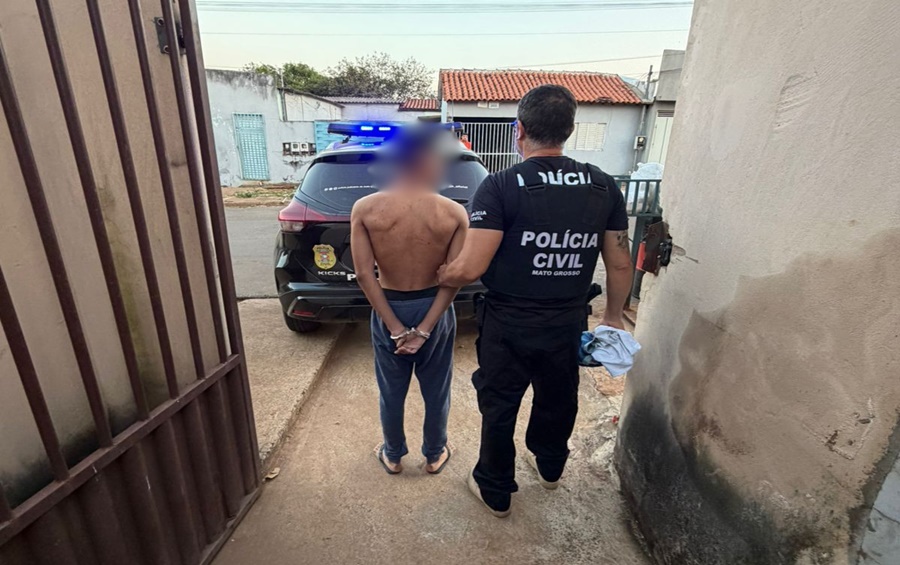 Imagem: Suspeito preso pela PC Polícia Civil deflagra Operação Ponto Final e captura suspeito de tentativa de homicídio