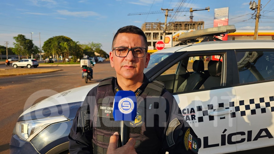 Imagem: Tenente coronel Silva Sa Após colisão que deixou mulher ferida, tenente-coronel Silva Sá reforça alerta sobre desatenção e imprudência no trânsito