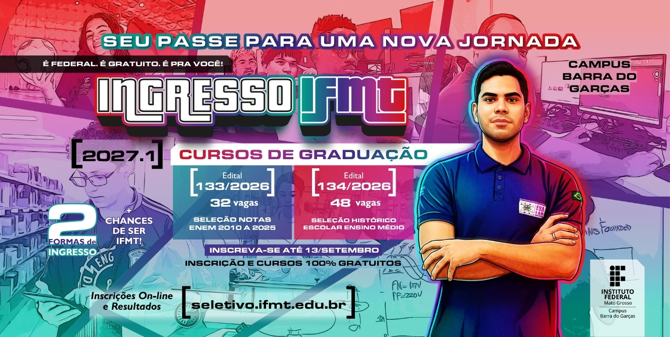 Imagem: WhatsApp Image 2026 08 11 at 15.54.29 Instituto Federal de Mato Grosso abre mais de 1.500 vagas para cursos superiores com início em 2027