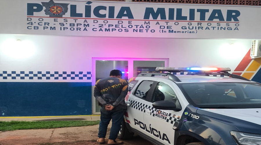Imagem: WhatsApp Image 2026 08 28 at 20.24.33 Homem com mandado de prisão em aberto é preso pela PM em rodovia de Guiratinga Imagem: WhatsApp Image 2026 08 28 at 20.24.33 Homem com mandado de prisão em aberto é preso pela PM em rodovia de Guiratinga