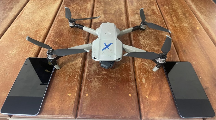 Imagem: WhatsApp Image 2026 08 31 at 18.26.39 Fiscalizações na Mata Grande resultam em apreensão de droga, celulares e drone durante o fim de semana Imagem: WhatsApp Image 2026 08 31 at 18.26.39 Fiscalizações na Mata Grande resultam em apreensão de droga, celulares e drone durante o fim de semana
