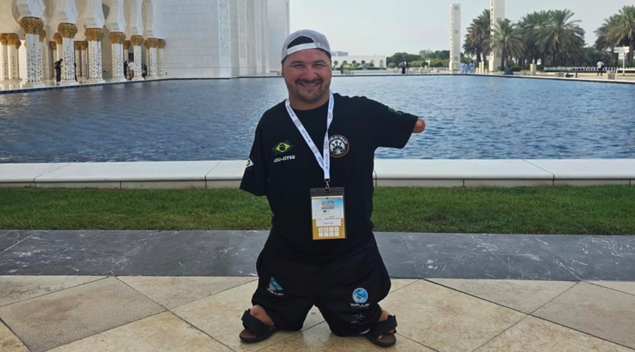 Imagem: juninho cabral 2 Atleta de Mato Grosso representa o Brasil no Mundial de Parajiu-Jitsu nos Emirados Árabes Imagem: juninho cabral 2 Atleta de Mato Grosso representa o Brasil no Mundial de Parajiu-Jitsu nos Emirados Árabes