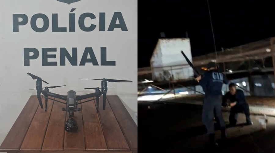 Imagem: page 1 Drone agrícola usado para levar materiais a reeducandos é apreendido próximo à Penitenciária Mata Grande Imagem: page 1 Drone agrícola usado para levar materiais a reeducandos é apreendido próximo à Penitenciária Mata Grande
