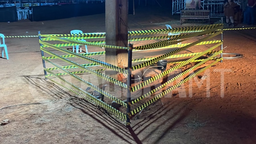 Imagem: A vitima sofreu descarga eletrica Em Rondonópolis | Circuito Regional de Rodeio suspende evento após fatalidade e lamenta morte de trabalhador