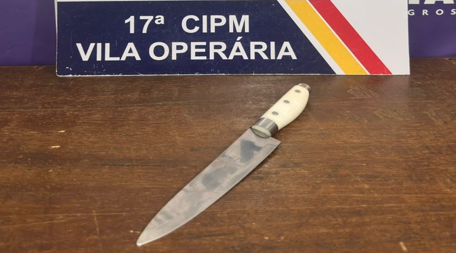 Imagem: ALUNO LEVA FACA Aluno leva faca para escola após briga durante partida de futebol em Rondonópolis