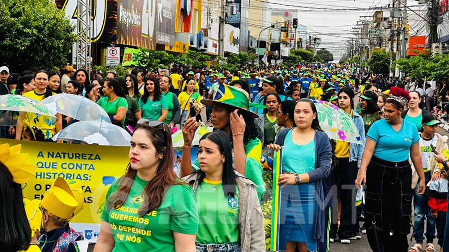 Imagem: Desfile 7 de setembro em Rondonopolis Rondonópolis celebra Independência do Brasil com desfile cívico que reúne escolas e instituições