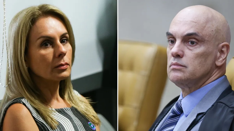 Imagem: Esposa de Alexandre Moraes Relatório da Polícia Federal relata que Vorcaro negociou cotas de jatinho com esposa de Moraes