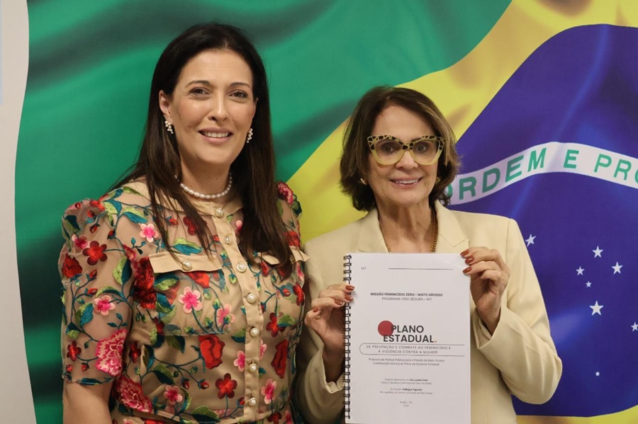 Imagem: Luciana Horta e Damares Alves Proteção às mulheres e às famílias aproxima as agendas de Luciana Horta e Damares Alves