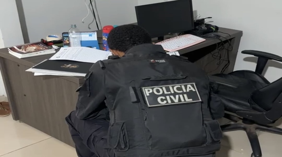 Imagem: PC em Operacao Suspeitos são alvos de operação por extorsão digital e ameaça de exposição íntima em MT Imagem: PC em Operacao Suspeitos são alvos de operação por extorsão digital e ameaça de exposição íntima em MT