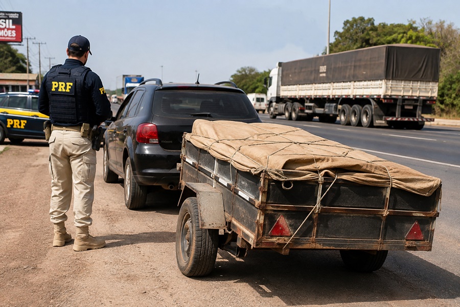 Imagem: PRF FISCALIZACAO CARRETINHA Uso inadequado de carretinhas faz ocorrências crescerem 155% na BR-163 Imagem: PRF FISCALIZACAO CARRETINHA Uso inadequado de carretinhas faz ocorrências crescerem 155% na BR-163