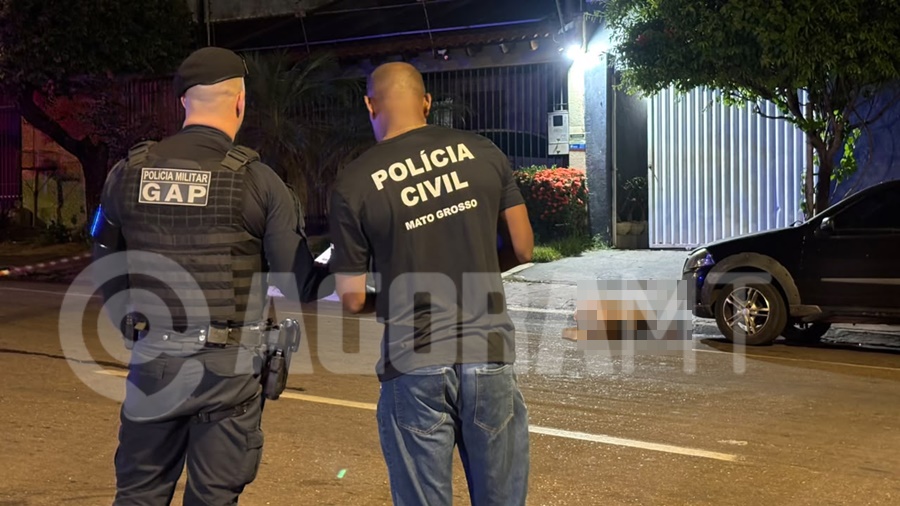 Imagem: Policia Militar e Policia Civil no local Homicídio | Homem de 35 anos é assassinado com vários tiros na região central de Rondonópolis Imagem: Policia Militar e Policia Civil no local Homicídio | Homem de 35 anos é assassinado com vários tiros na região central de Rondonópolis