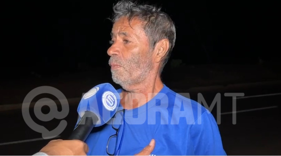 Imagem: Senhor Edes Santos encontrou o motociclista desacordado Motociclista fica desacordado após bater em rotatória em trecho escuro na Avenida das Torres em Rondonópolis Imagem: Senhor Edes Santos encontrou o motociclista desacordado Motociclista fica desacordado após bater em rotatória em trecho escuro na Avenida das Torres em Rondonópolis