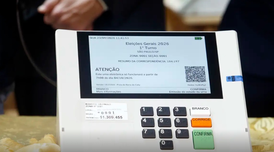 Imagem: Urna Eletronica Comunidades científicas demonstram preocupação com interferência estrangeira nas eleições de 2026 Imagem: Urna Eletronica Comunidades científicas demonstram preocupação com interferência estrangeira nas eleições de 2026