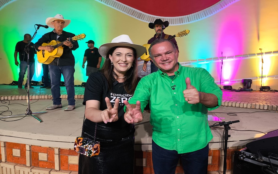Imagem: Vereadora Luciana Horta e Wellington Fagundes Vereadora participa de ações do Feminicídio Zero e apresenta plano para proteger mulheres