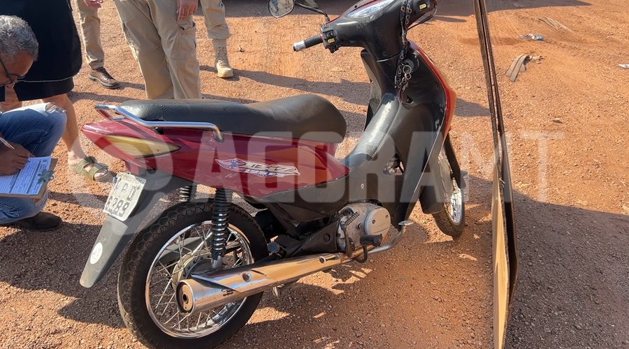 Imagem: biz Motociclista fica ferida após colidir contra traseira de carro na BR-364 em Rondonópolis Imagem: biz Motociclista fica ferida após colidir contra traseira de carro na BR-364 em Rondonópolis
