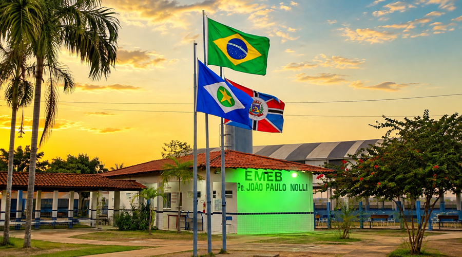 Imagem: destacada Escola de Rondonópolis promove programação cívica especial durante a Semana da Pátria Imagem: destacada Escola de Rondonópolis promove programação cívica especial durante a Semana da Pátria