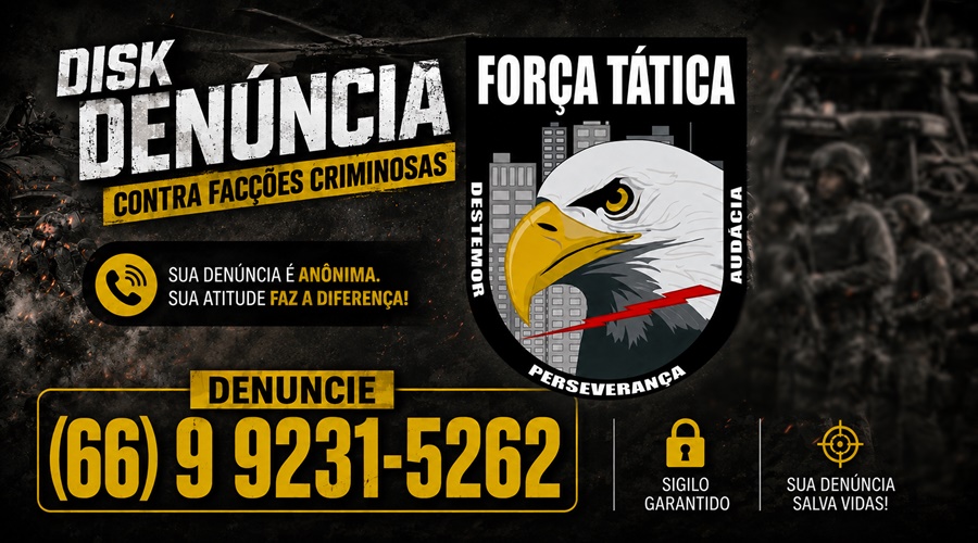 Imagem: forca tatica 1 Força Tática de Rondonópolis cria Disk Denúncia e pede ajuda da população no combate ao crime Imagem: forca tatica 1 Força Tática de Rondonópolis cria Disk Denúncia e pede ajuda da população no combate ao crime