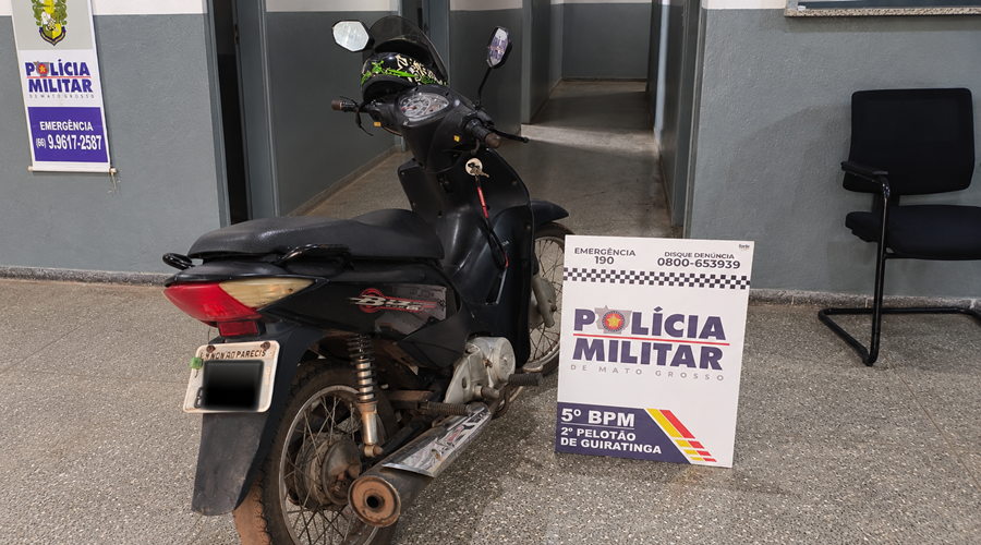 Imagem: motoneta roubada guiratinga Homem é detido com veículo roubado durante patrulhamento da PM Imagem: motoneta roubada guiratinga Homem é detido com veículo roubado durante patrulhamento da PM