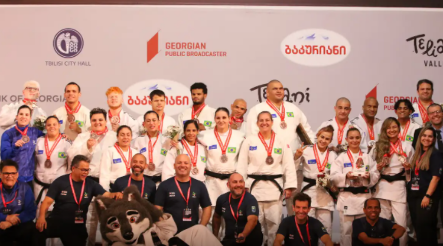 Imagem: noname Brasil conquista quatro medalhas e fecha Mundial Paralímpico de judô em 2º lugar no quadro geral Imagem: noname Brasil conquista quatro medalhas e fecha Mundial Paralímpico de judô em 2º lugar no quadro geral
