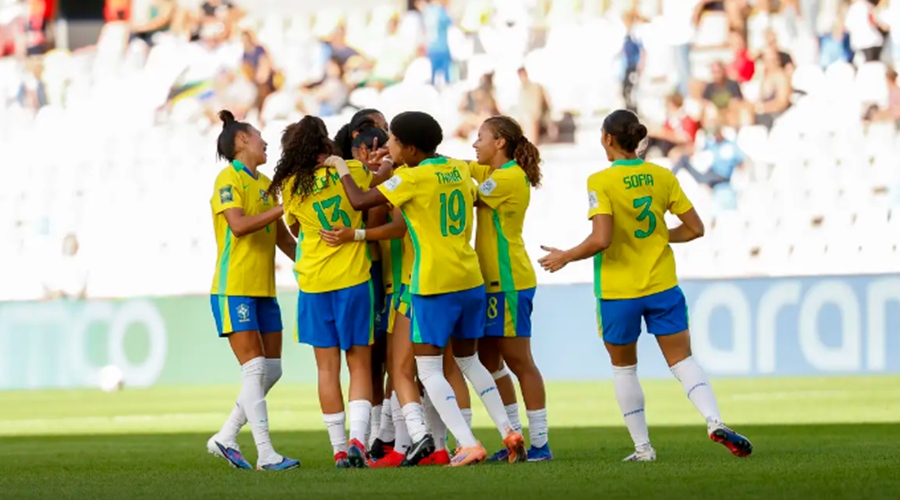 Imagem: selecao brasileira Brasil estreia com goleada de 4 a 1 sobre a Tanzânia na Copa do Mundo sub-20 feminina Imagem: selecao brasileira Brasil estreia com goleada de 4 a 1 sobre a Tanzânia na Copa do Mundo sub-20 feminina