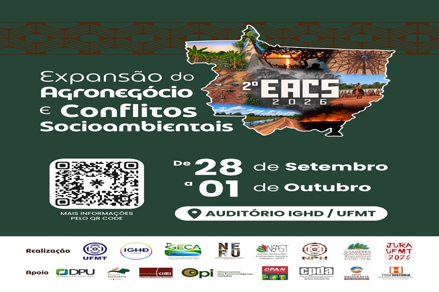 Imagem: ufmt Evento na UFMT reúne pesquisadores e movimentos sociais para discutir expansão do agronegócio e conflitos socioambientais Imagem: ufmt Evento na UFMT reúne pesquisadores e movimentos sociais para discutir expansão do agronegócio e conflitos socioambientais