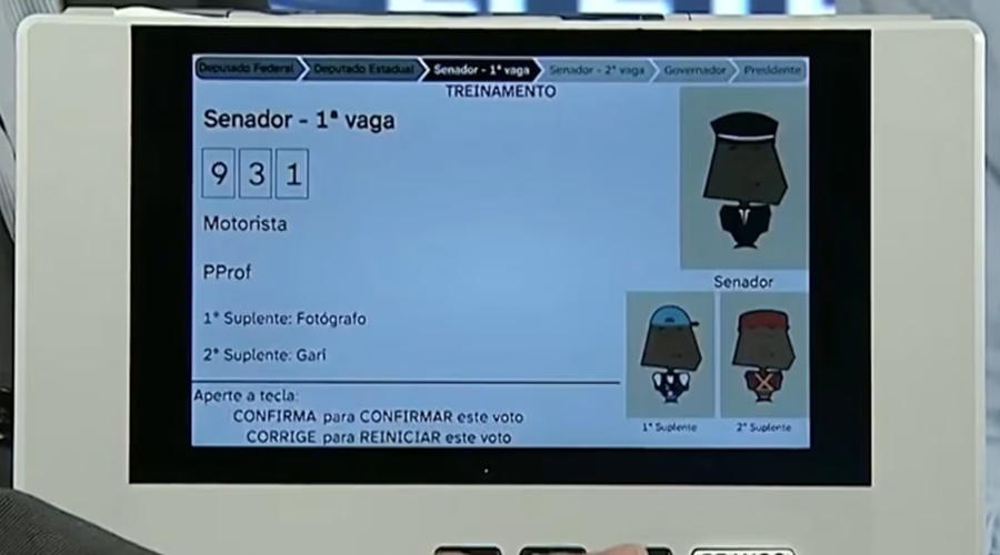Imagem: urna Urna terá barra de progresso pela primeira vez para orientar eleitor na hora do voto Imagem: urna Urna terá barra de progresso pela primeira vez para orientar eleitor na hora do voto