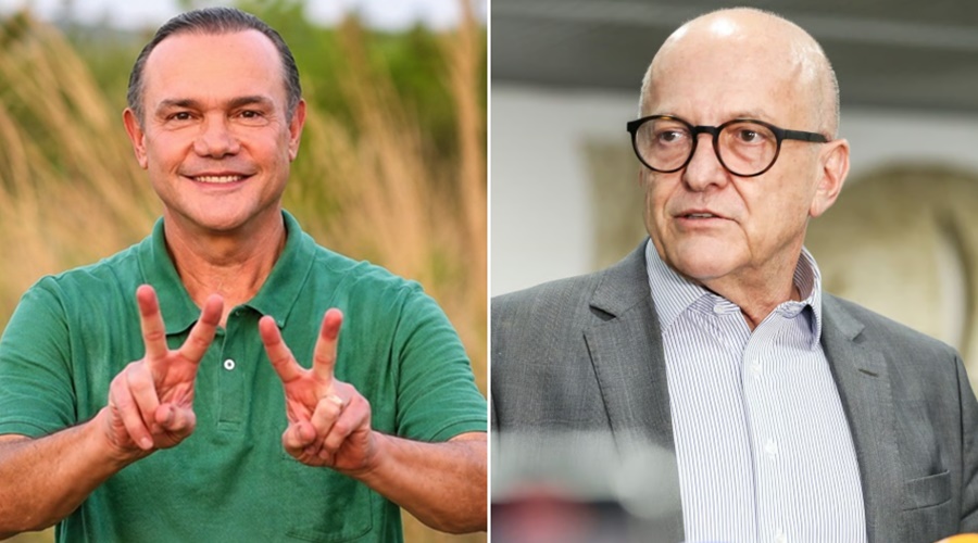 Imagem: wellington e pivetta Wellington abre 7 pontos sobre Pivetta em comparação com as últimas pesquisas Imagem: wellington e pivetta Wellington abre 7 pontos sobre Pivetta em comparação com as últimas pesquisas