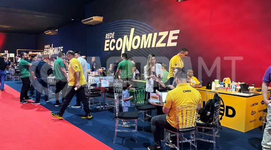 Imagem: CIMED NA FEIRA DE NEGOCIOS 3ª Feira de Negócios da Rede Economize reúne mil participantes em Rondonópolis e movimenta economia local