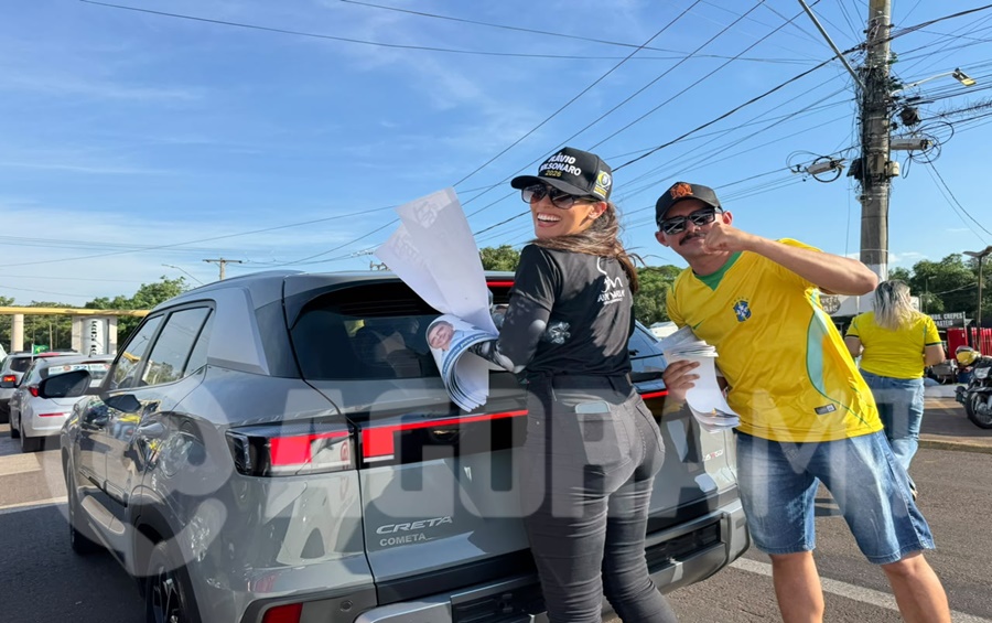 Imagem: Carreata Flavio Bolsonaro 04 Carreata de Flávio Bolsonaro mobiliza apoiadores com carros e motos em Rondonópolis Imagem: Carreata Flavio Bolsonaro 04 Carreata de Flávio Bolsonaro mobiliza apoiadores com carros e motos em Rondonópolis