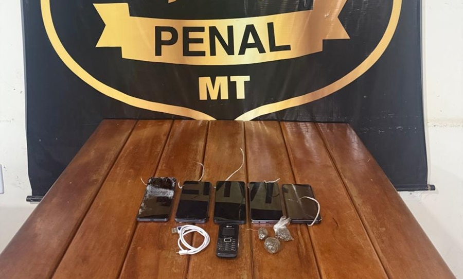 Imagem: Celulares apreendidos pela Policia Penal Operação Muralha apreende celulares e drogas na Penitenciária Mata Grande em Rondonópolis Imagem: Celulares apreendidos pela Policia Penal Operação Muralha apreende celulares e drogas na Penitenciária Mata Grande em Rondonópolis