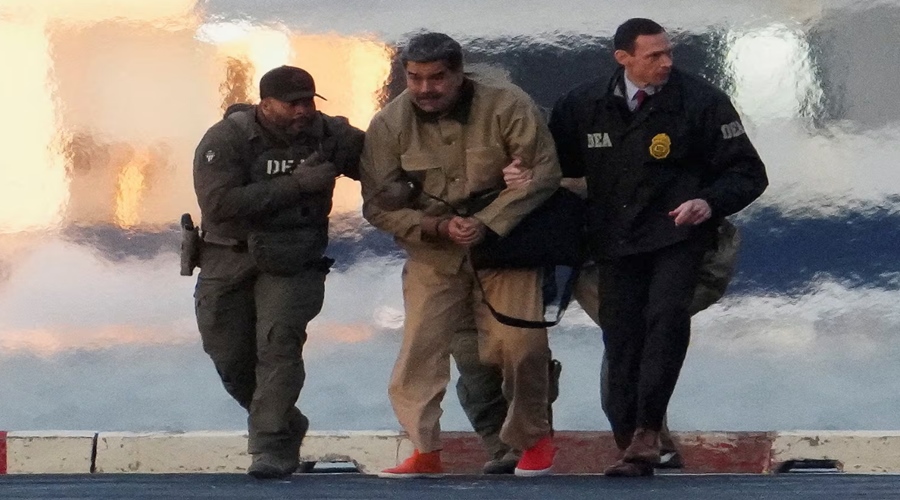 Imagem: Nicola Maduro preso Justiça dos EUA acrescenta tortura às acusações contra Nicolás Maduro