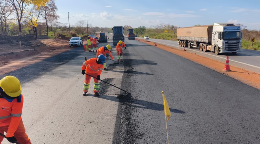 Imagem: OBRAS NA PISTA Nova Rota anuncia mudanças no tráfego da BR-163 em Sinop e da BR-364 em Várzea Grande