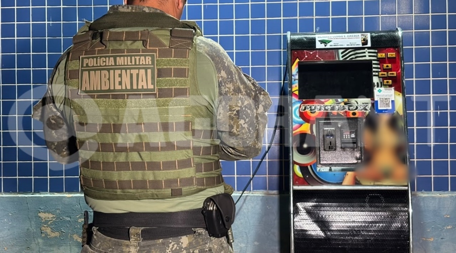 Polícia Ambiental apreende jukebox por som alto em Rondonópolis, MT