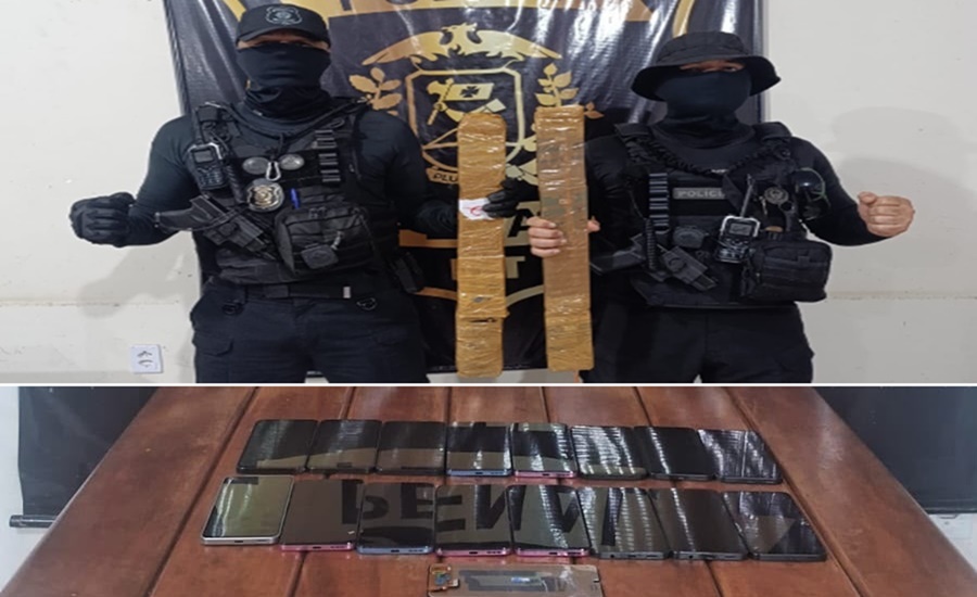 Polícia Penal apreende 16 celulares enviados por drone em Rondonópolis, MT