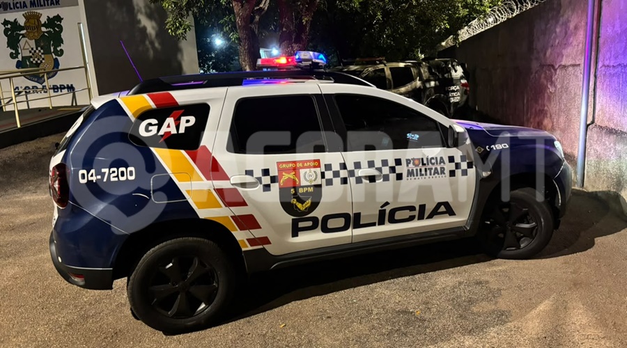 Motorista foge da PM e dirige na contramão em Rondonópolis, MT